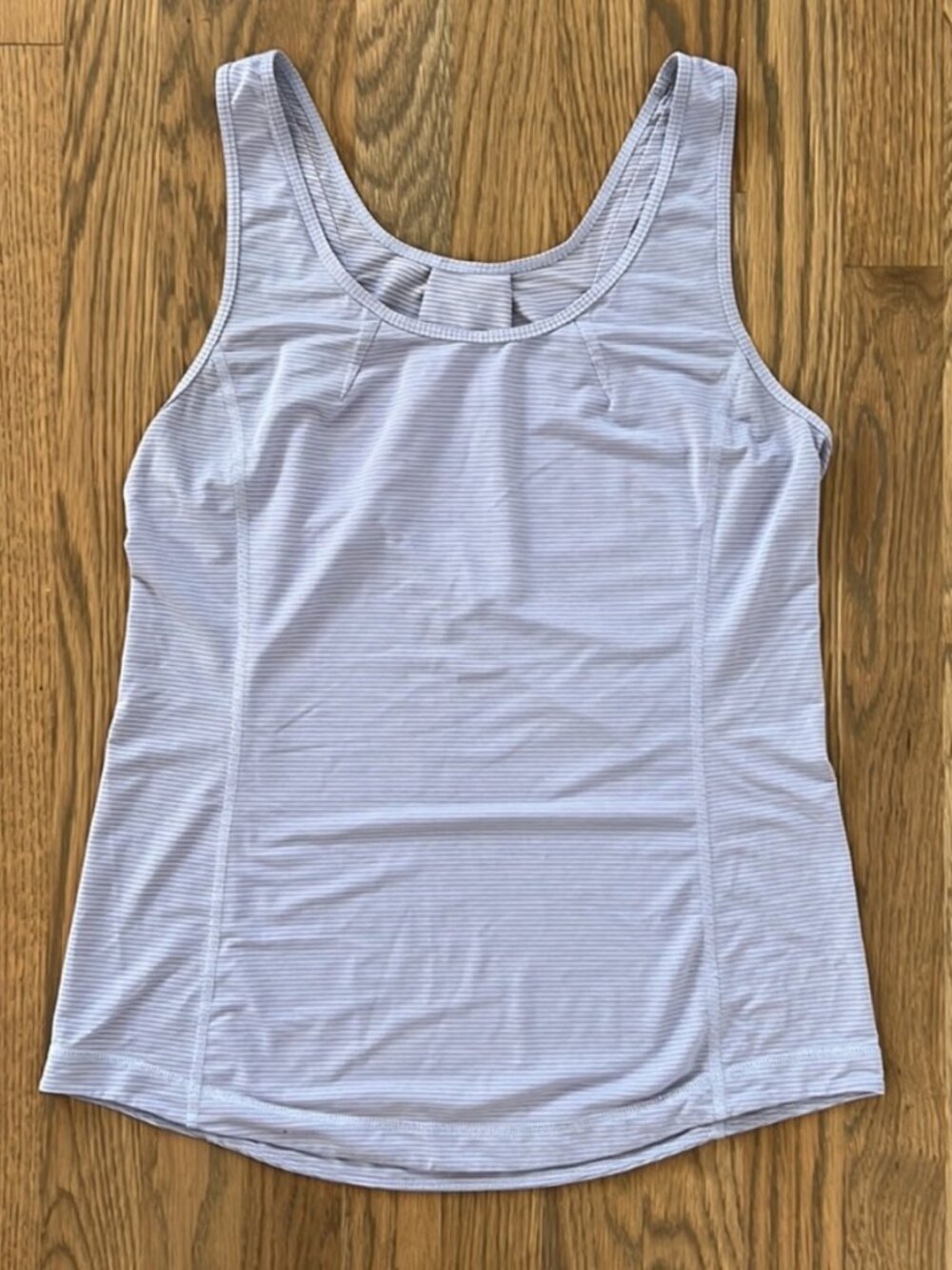 Lululemon Tank Top sz 6 Run For All Singlet Women’s Running Lavender Dusk Mesh